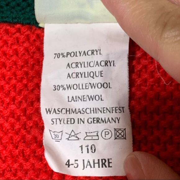 Usar Trachten wool blend red sweater - Picture 14 of 14